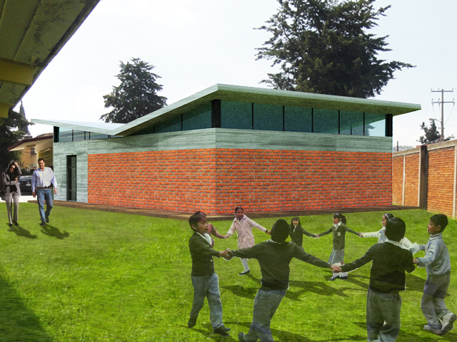 Escuela aula de medios